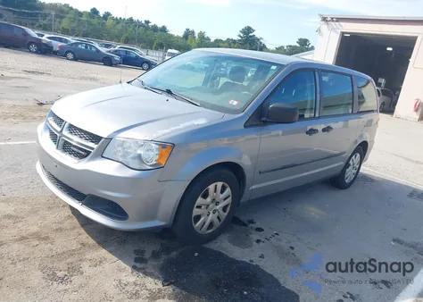2016 Dodge Grand Caravan American Value Pkg из США, поврежденный, VIN 2C4RDGBG8GR169777
